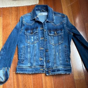 Zara denim jacket. Size S